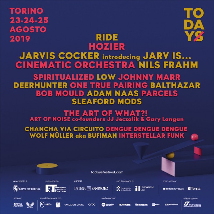  Pronti al via questa settimana al via ToDays Festival , dal 23 al 25 agosto, Torino - luoghi vari, info utili!